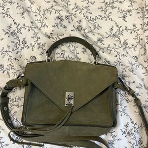 Rebbecca Minkoff Olive Green Leather Handbag